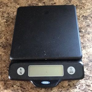 Oxo kitchen scale black
